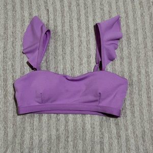 Purple bikini top
